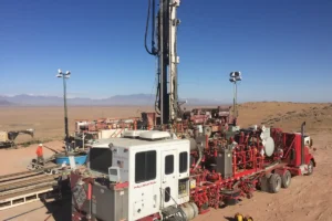 Construction equipment at Quidnet Energy site
